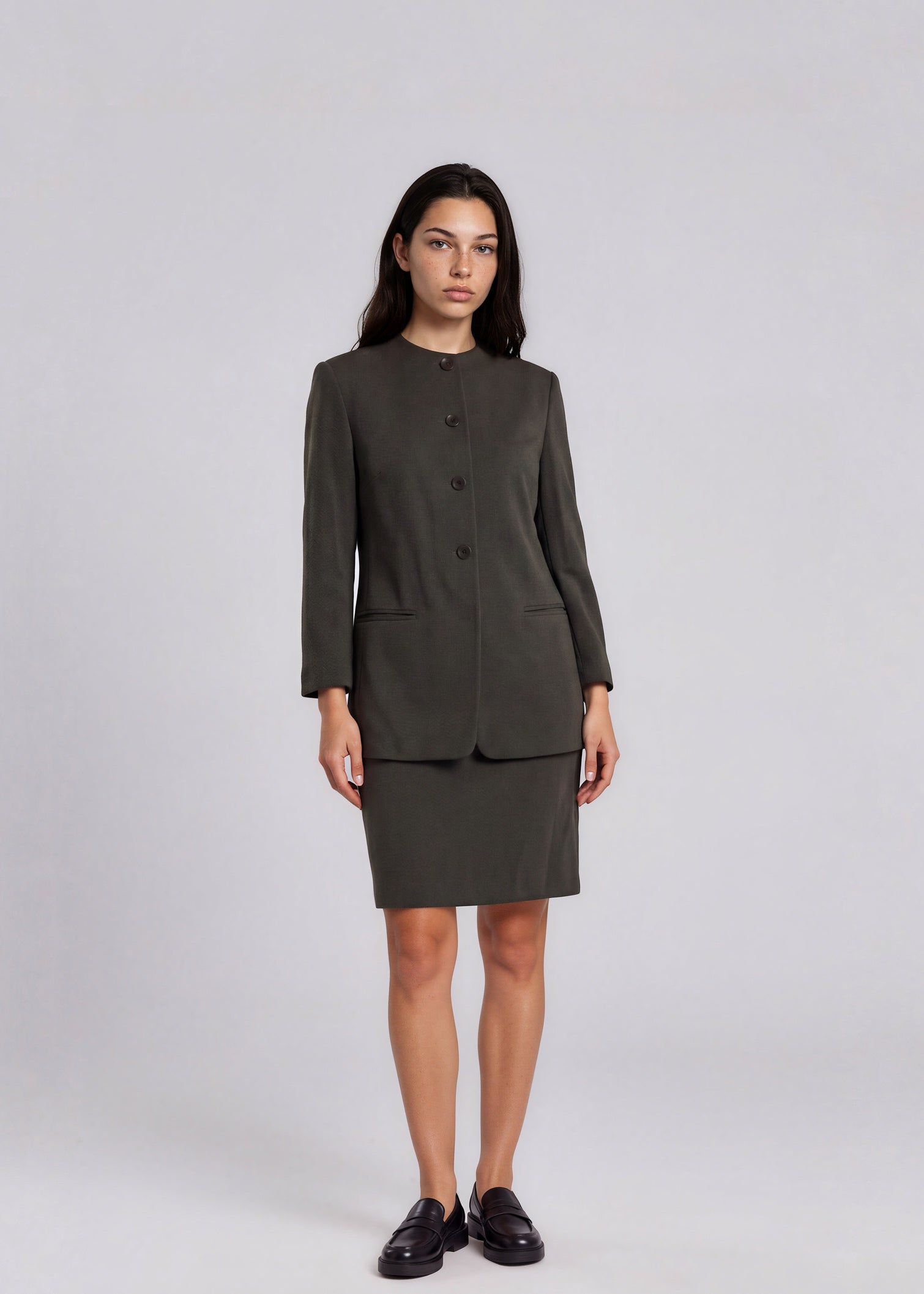 Escada Green Skirt Set