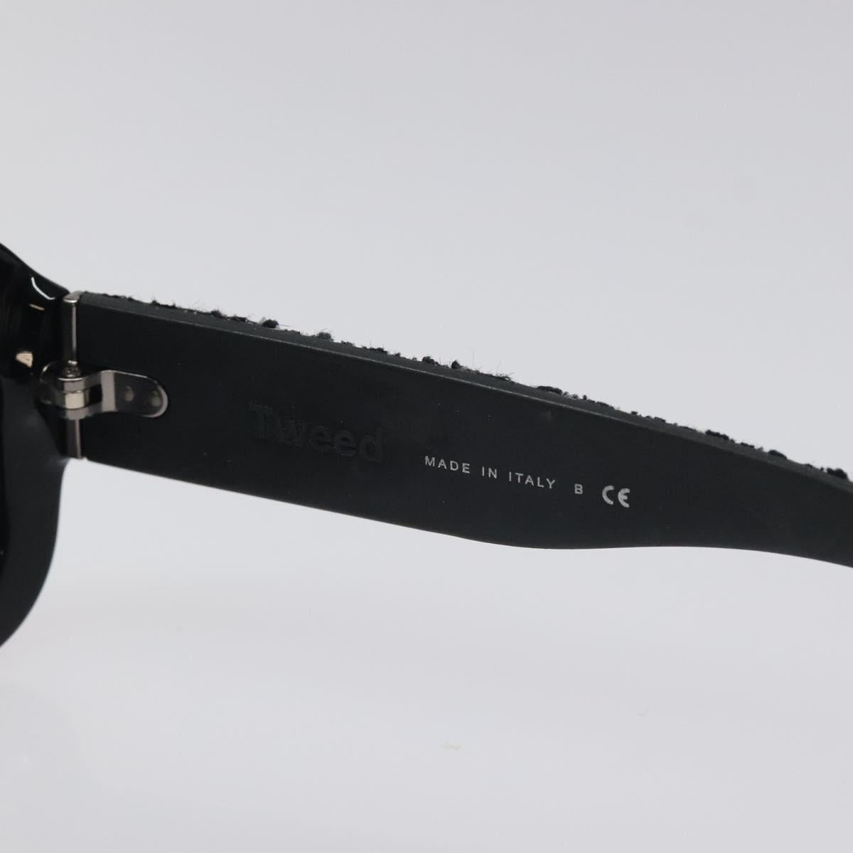 Chanel Black Tweed Sunglasses