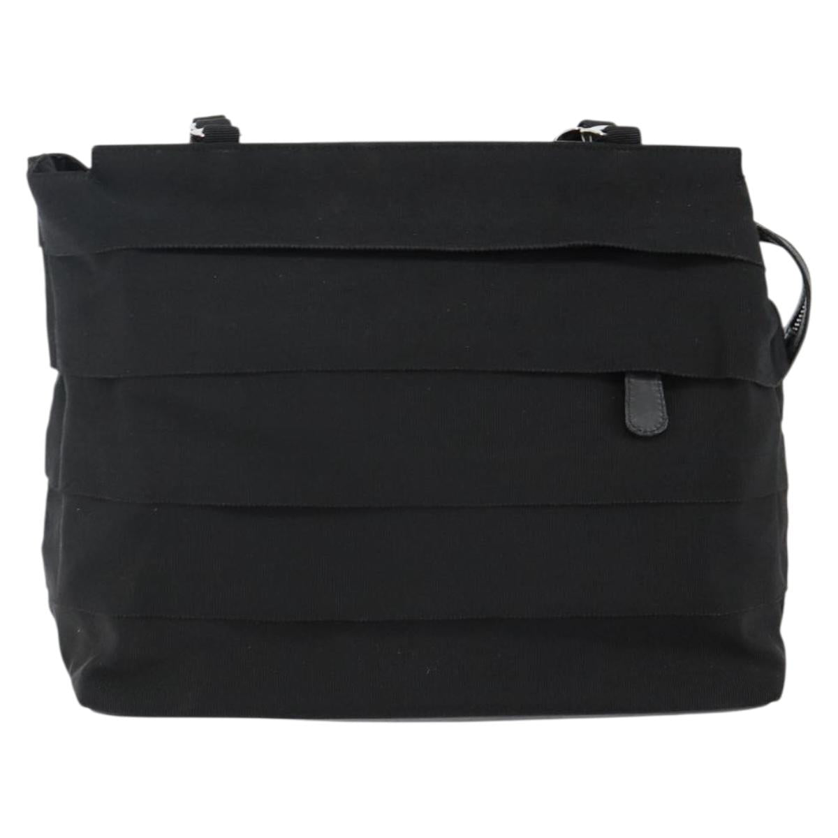 Ferragamo Black Chain Tote