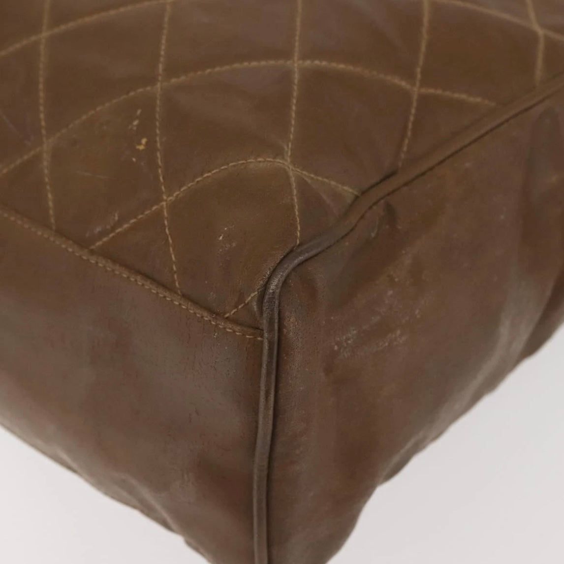 Chanel Brown Quilted Tote