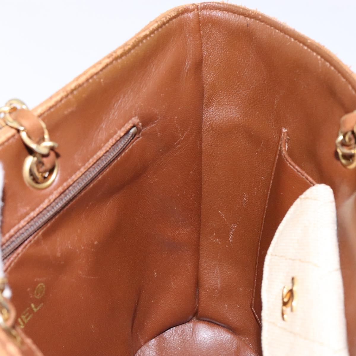 Chanel Brown Quilted Tote