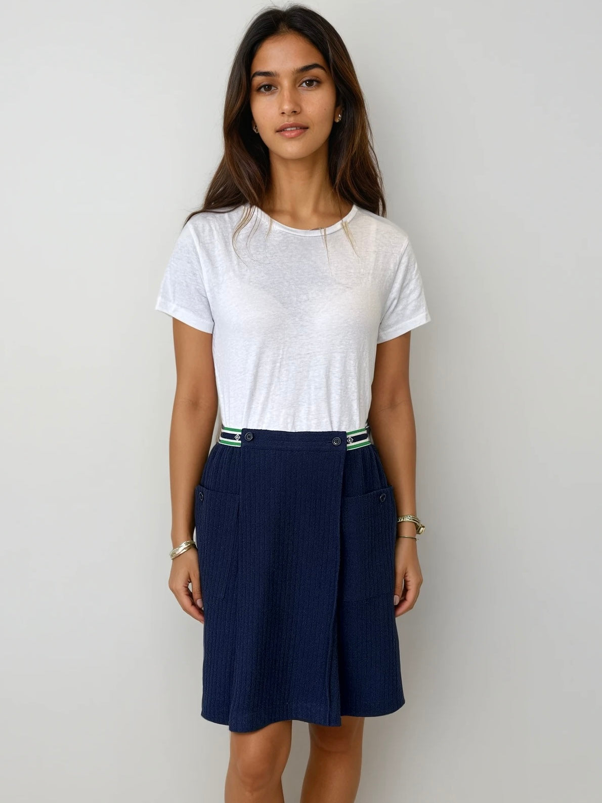 Dior Navy Skirt