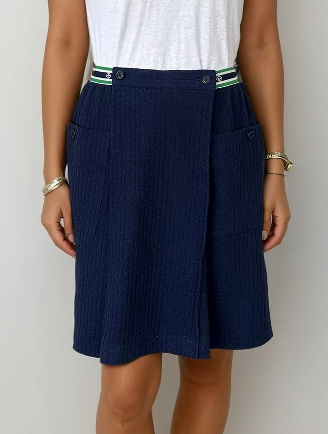 Dior Navy Skirt