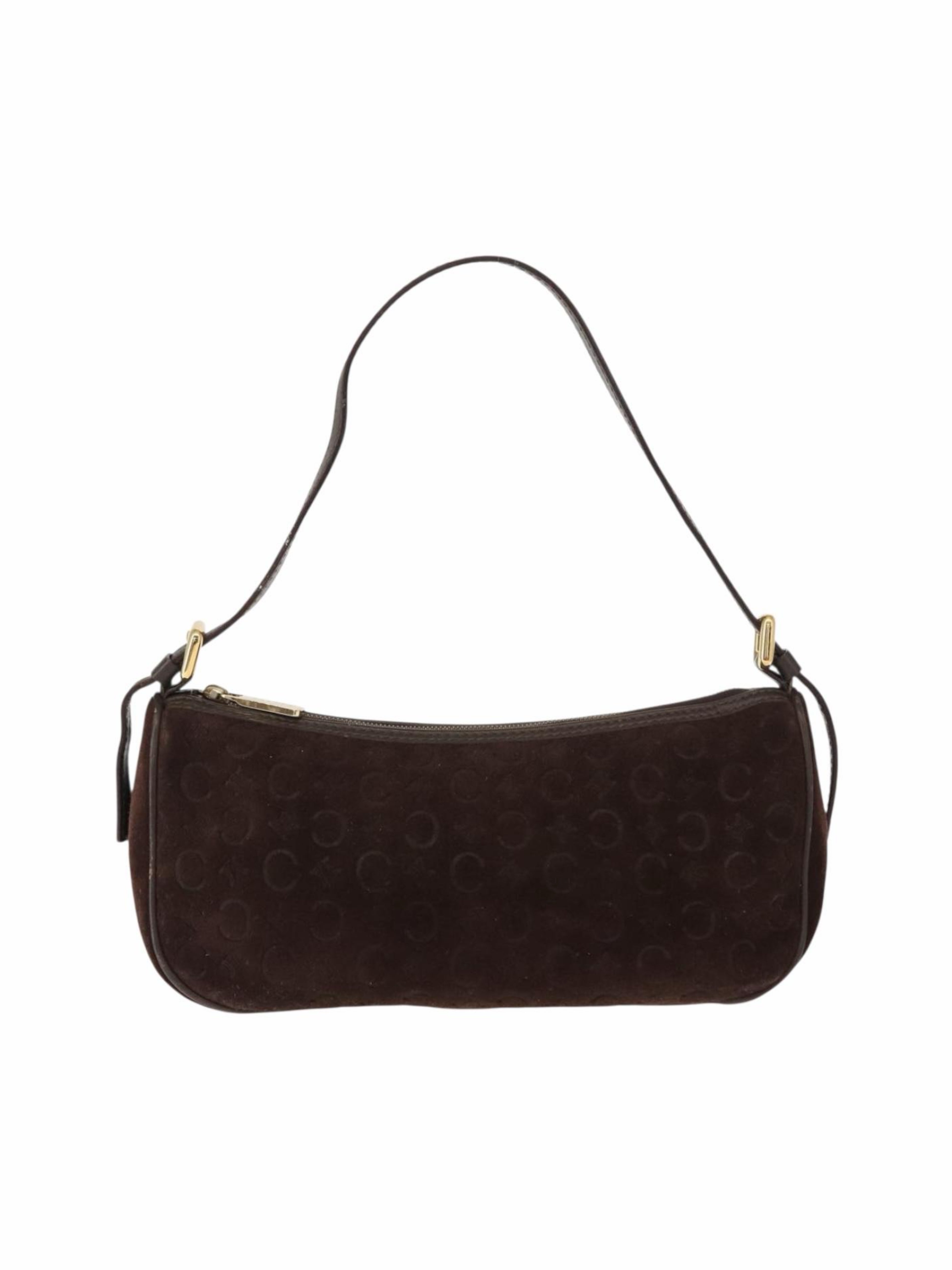 Celine Brown Suede Handbag