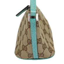 Load image into Gallery viewer, Gucci Brown and Blue Monogram Boat Pochette
