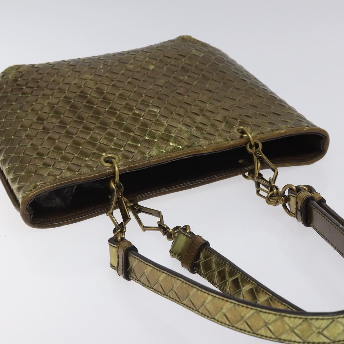 Bottega Veneta Gold Shoulder Bag