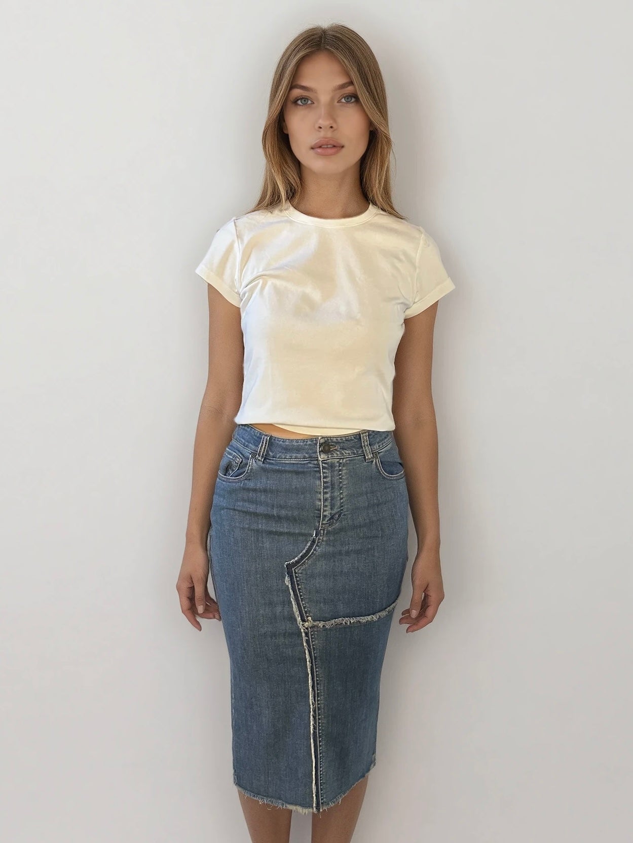 Tom Ford Denim Pencil Skirt