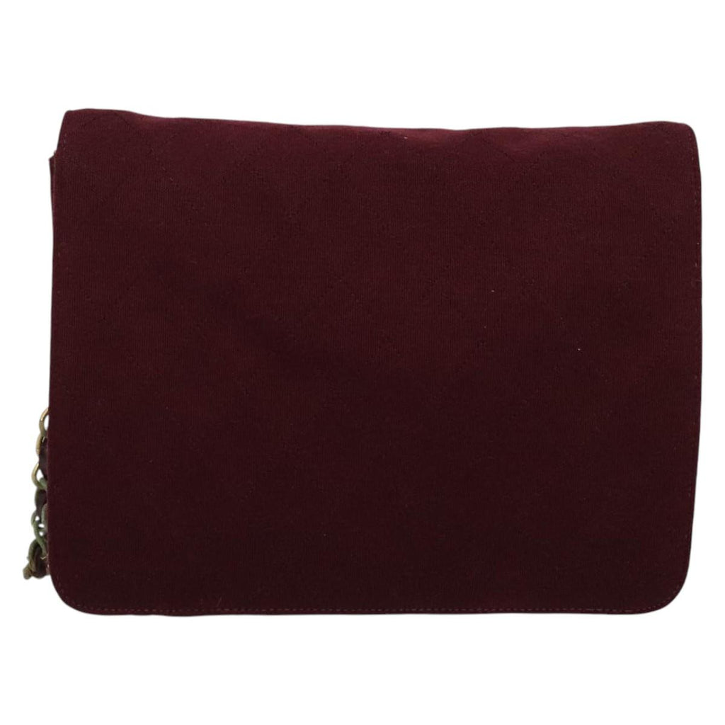 Chanel burgundy flap bag
