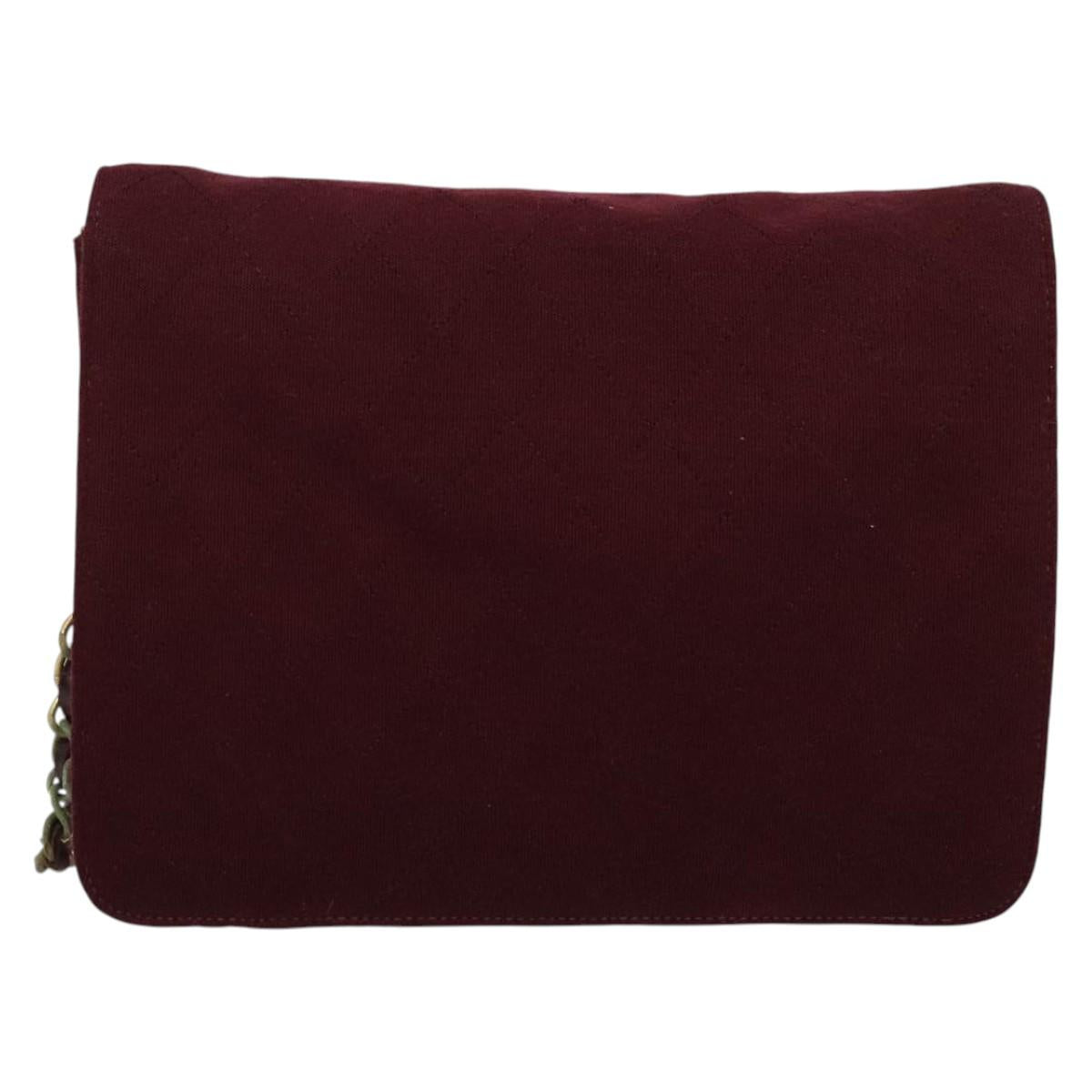 Chanel burgundy flap bag