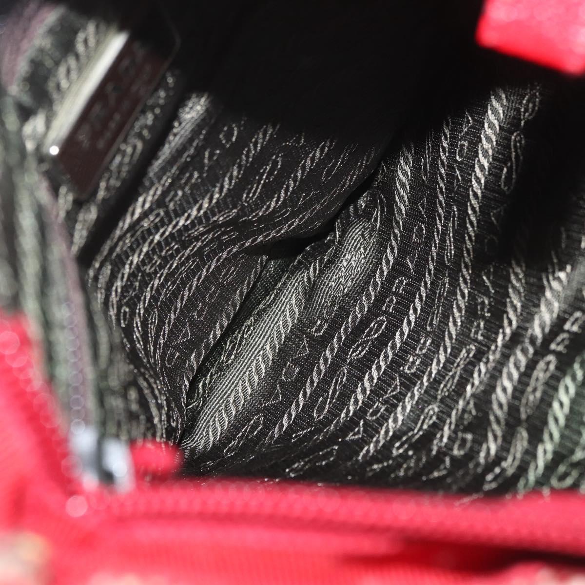 Prada Red Tweed Handbag