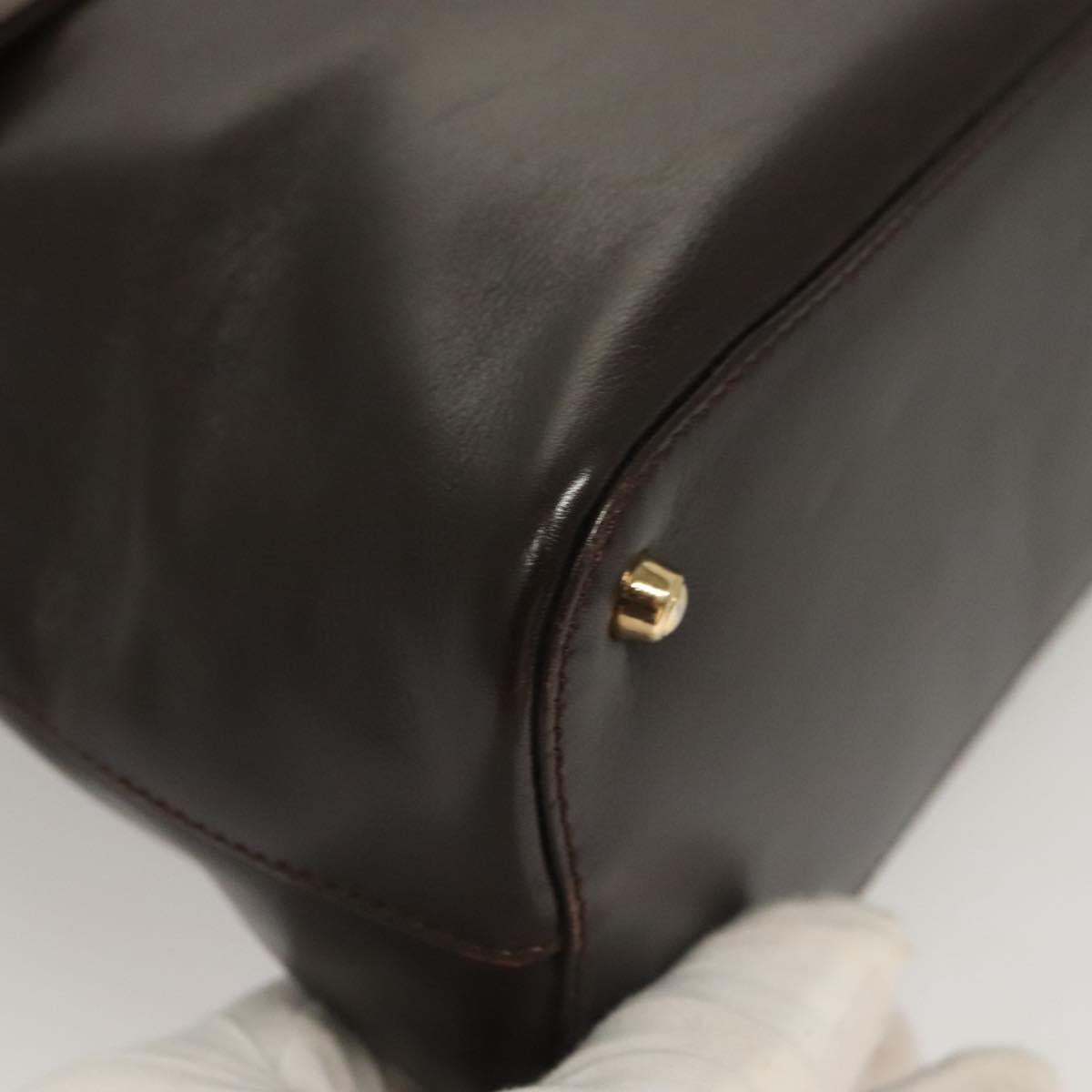 Gucci Brown Leather Shoulder Bag