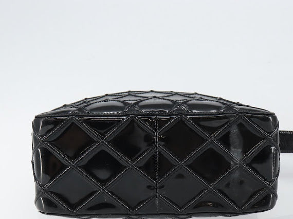 Chanel Black Patent Shoulder Bag