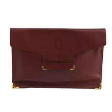 Load image into Gallery viewer, Cartier Burgundy Clutch
