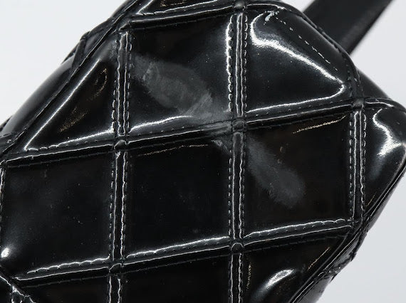 Chanel Black Patent Shoulder Bag
