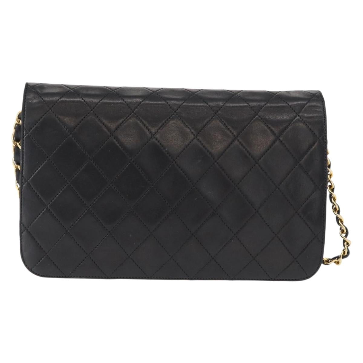 Chanel Black Leather Flap Bag