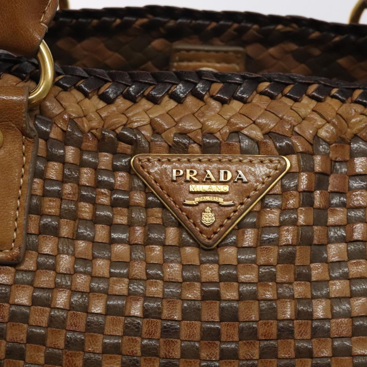 Prada Woven Leather Handbag