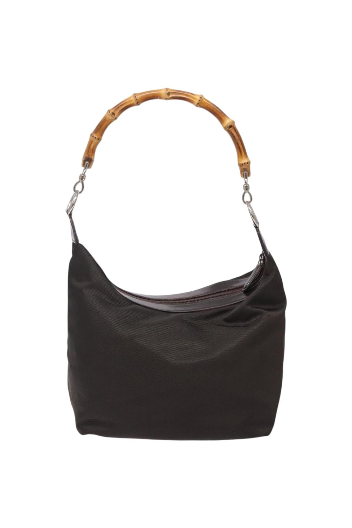 Gucci Brown Bamboo Shoulder Bag