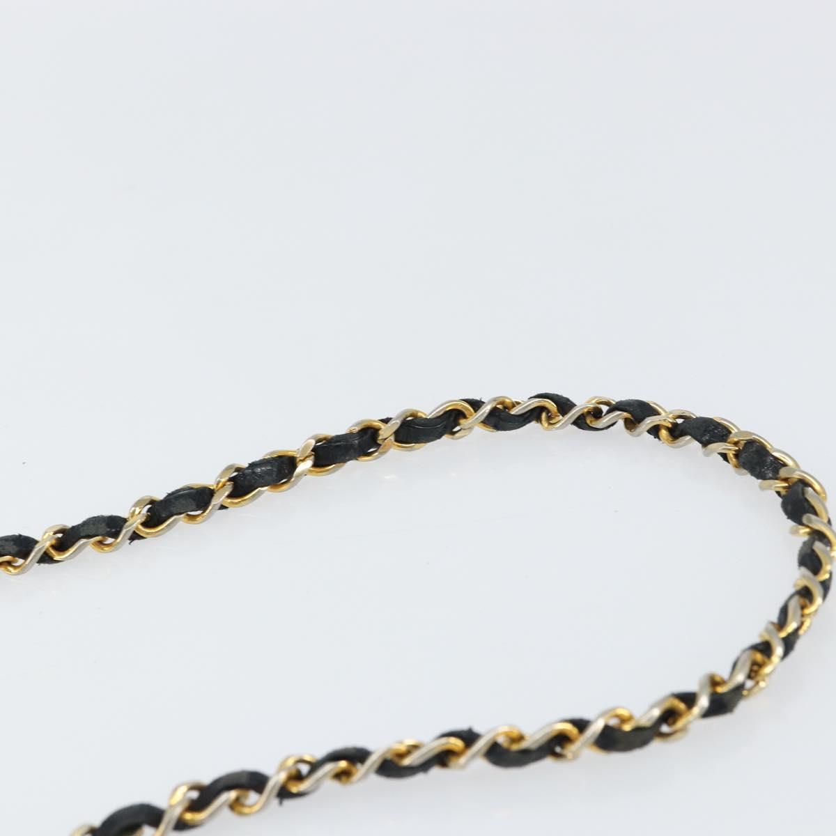 Chanel Black and Gold Leather Flap Bag