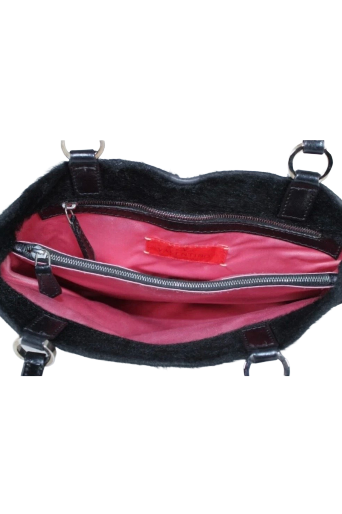 Valentino Black Ponyhair Tote