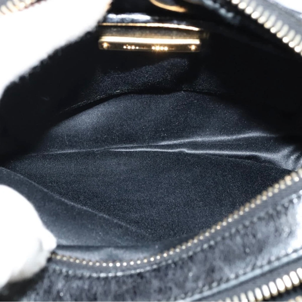 Miu Miu Black Patent Leather Crossbody