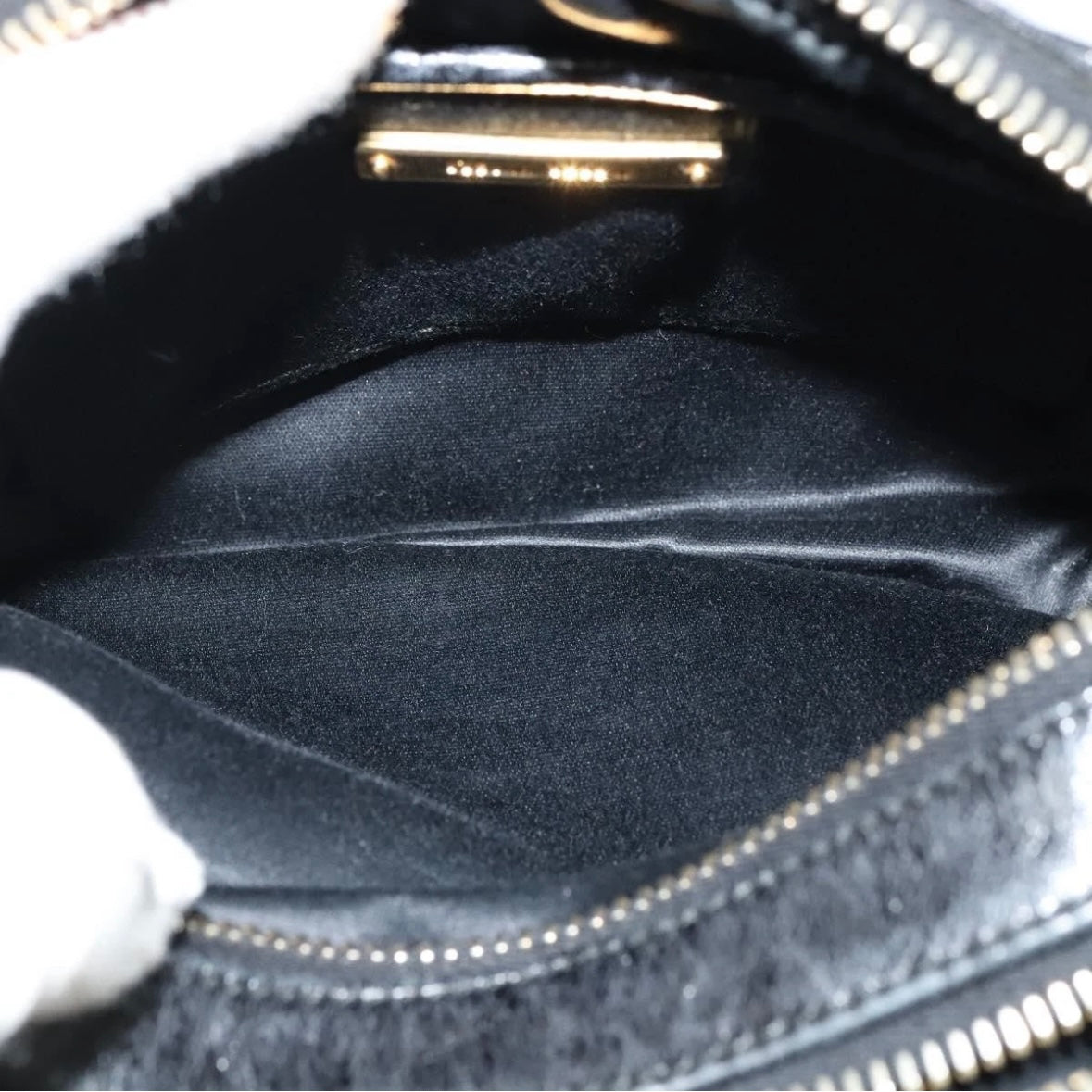 Miu Miu Black Patent Leather Crossbody