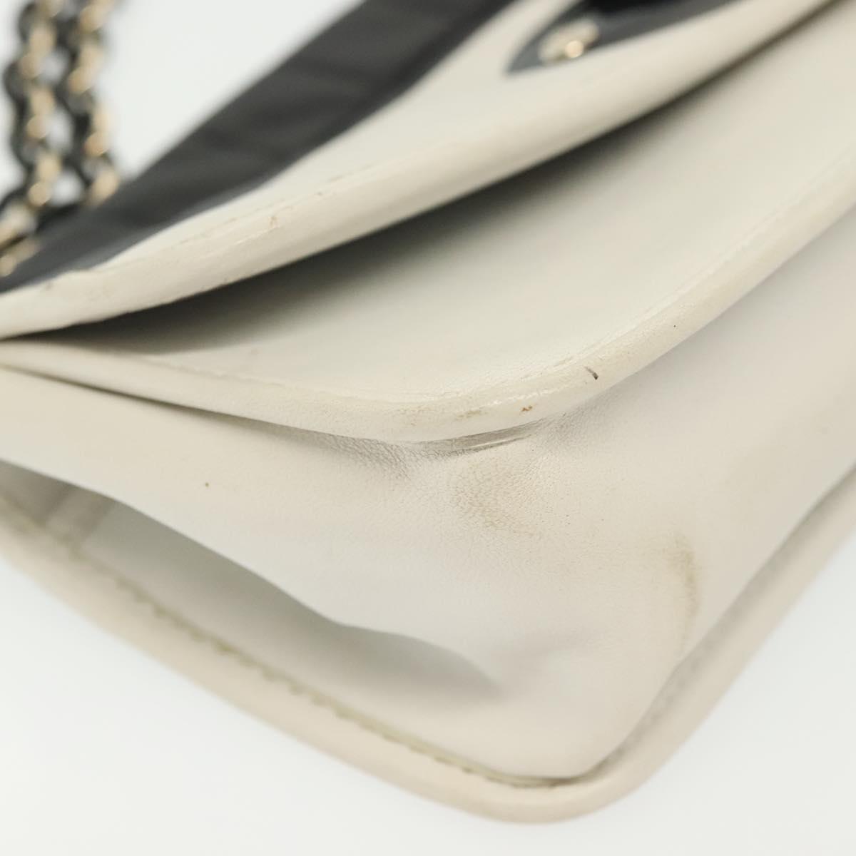 Chanel White & Black Shoulder Bag