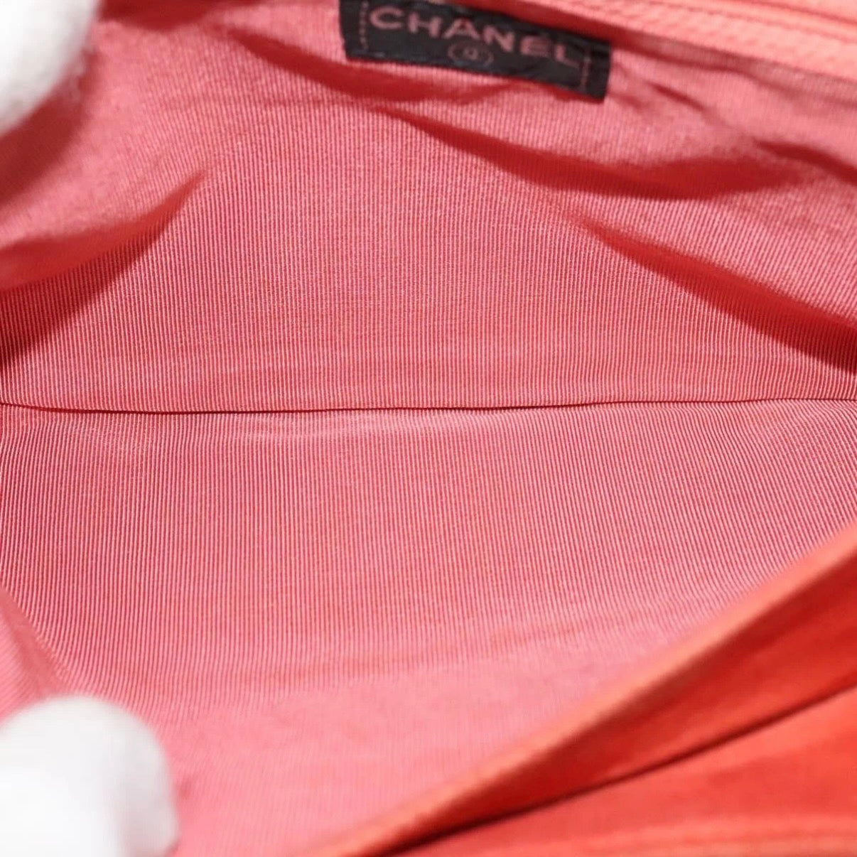 Chanel Red Suede Re-issue Flap Bag