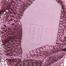 Load image into Gallery viewer, Prada Pink Crochet Tote
