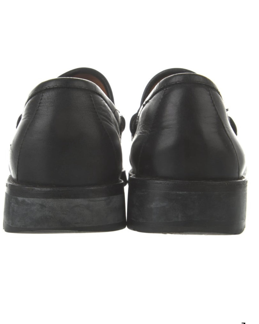Gucci Black Leather Loafers