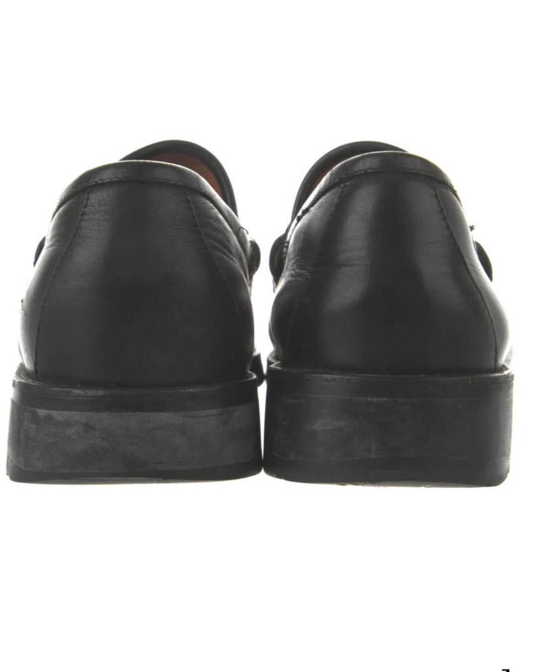 Gucci Black Leather Loafers