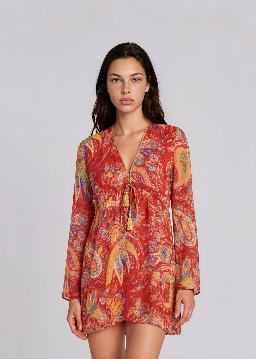 Etro Floral Printed Mini Dress