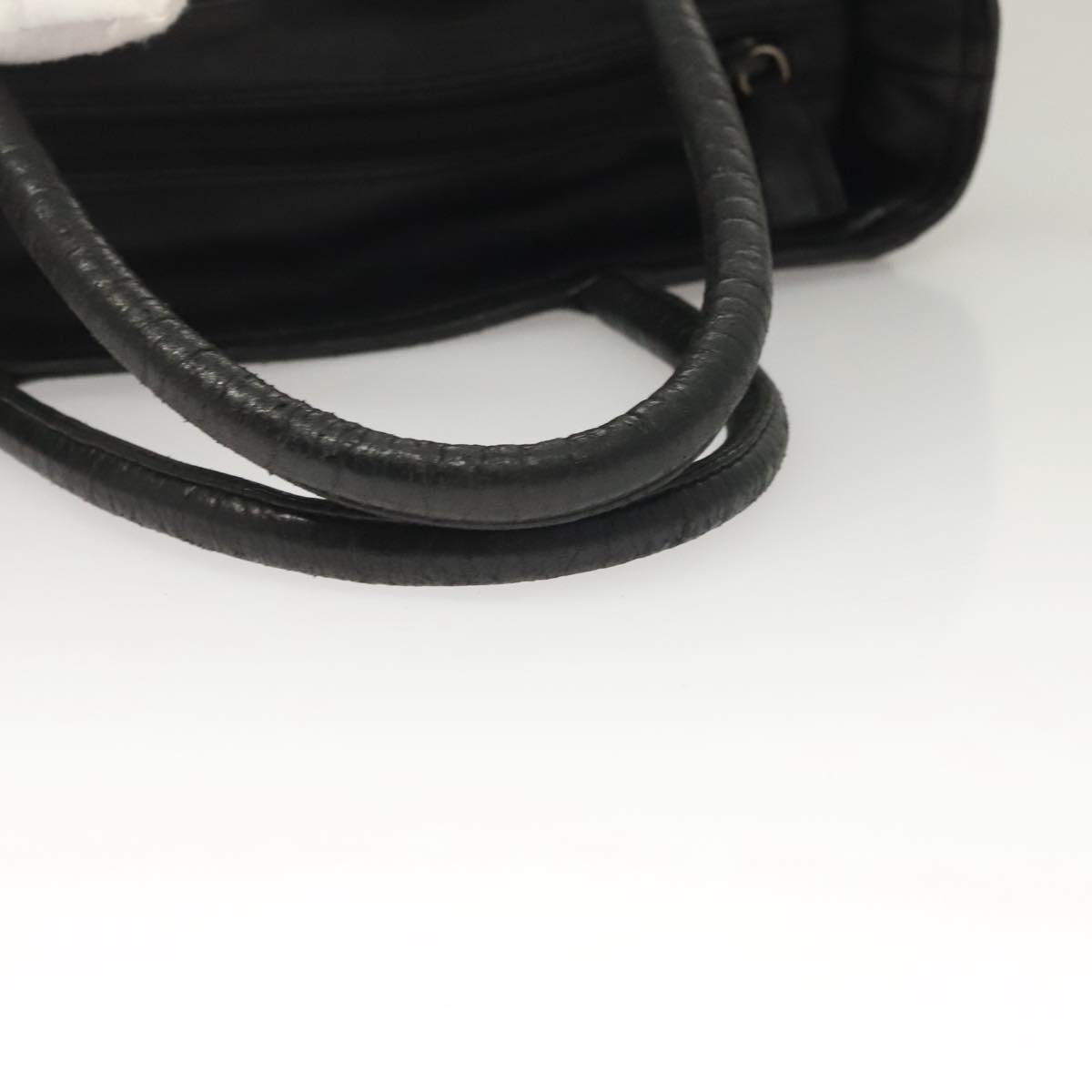 Prada Black Leather Tote