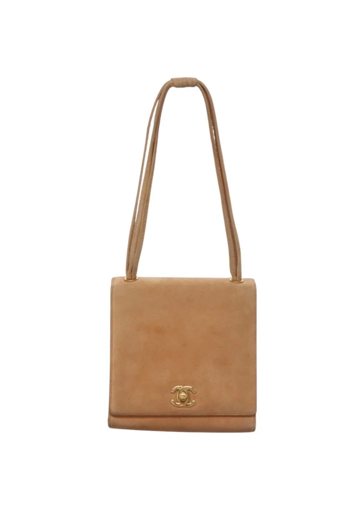 Chanel Pink Suede Flap Bag