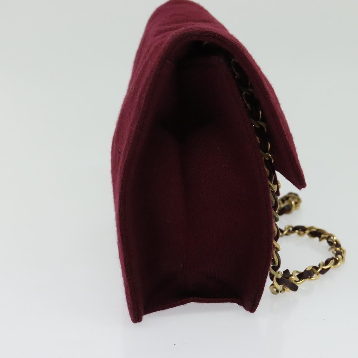 Chanel burgundy flap bag