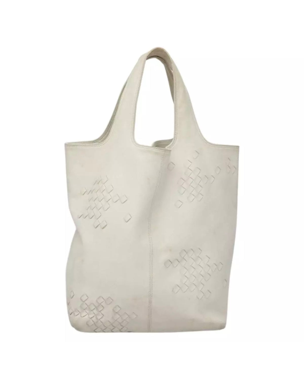 Bottega Veneta White Bucket Tote