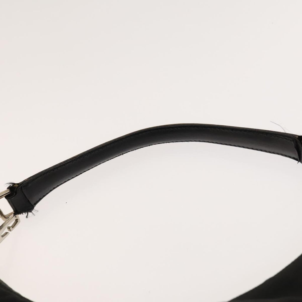 Gucci Black Canvas and Leather Shoulder Bag