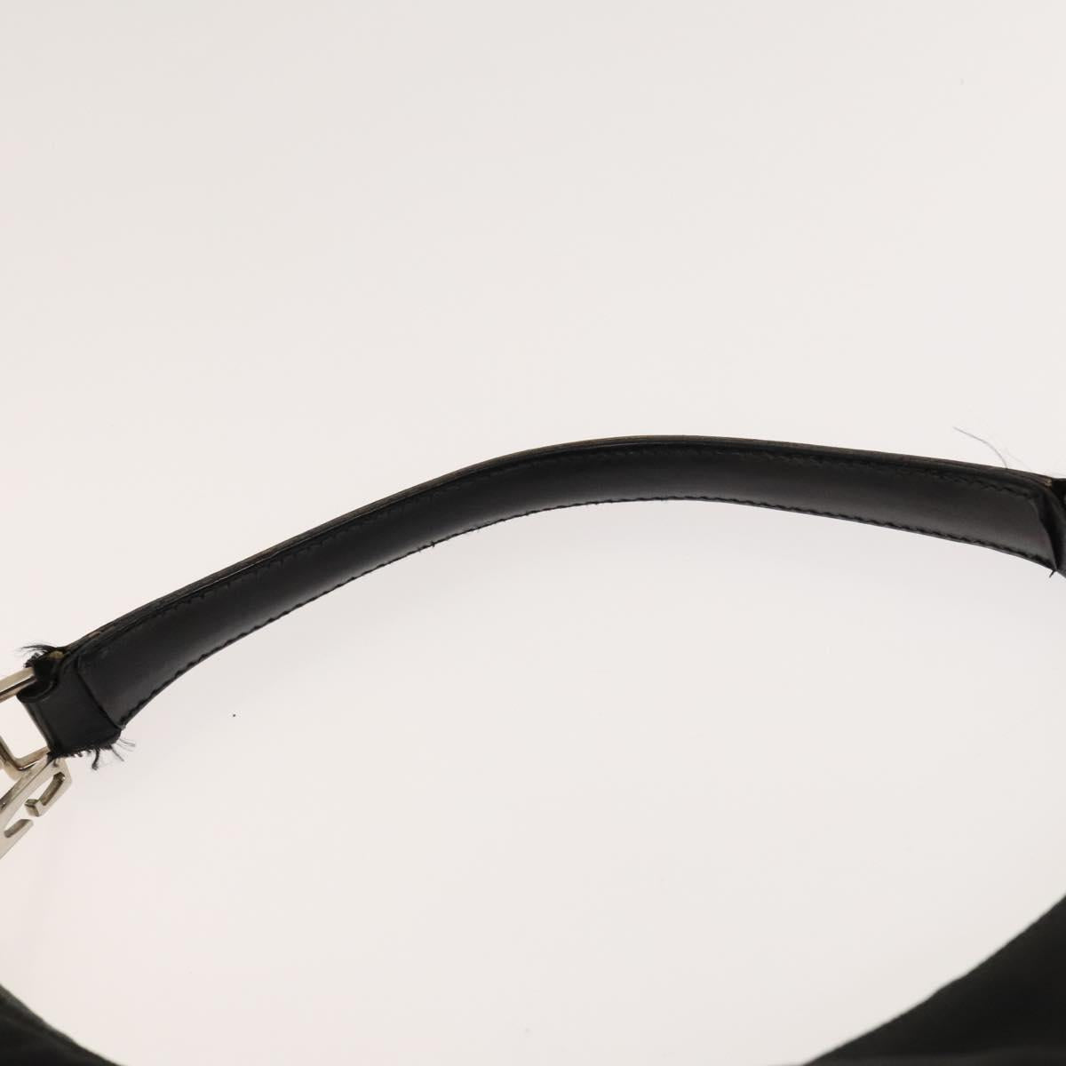 Gucci Black Canvas and Leather Shoulder Bag