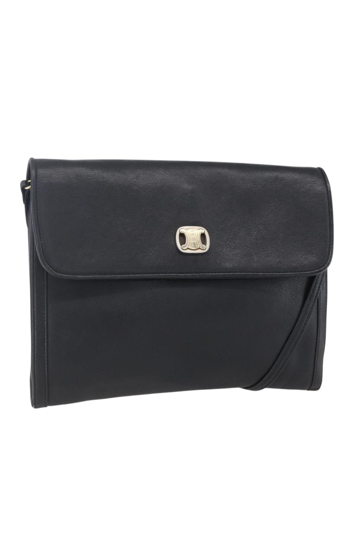 Celine Black Leather Crossbody