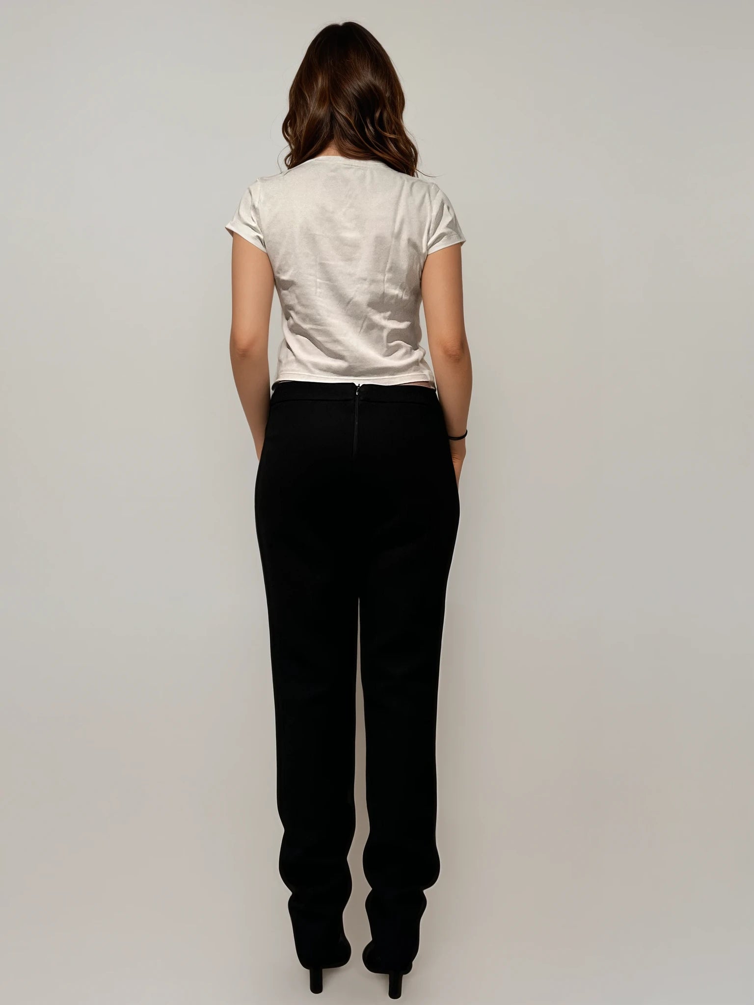 Bottega Veneta Black Straight Leg Pants