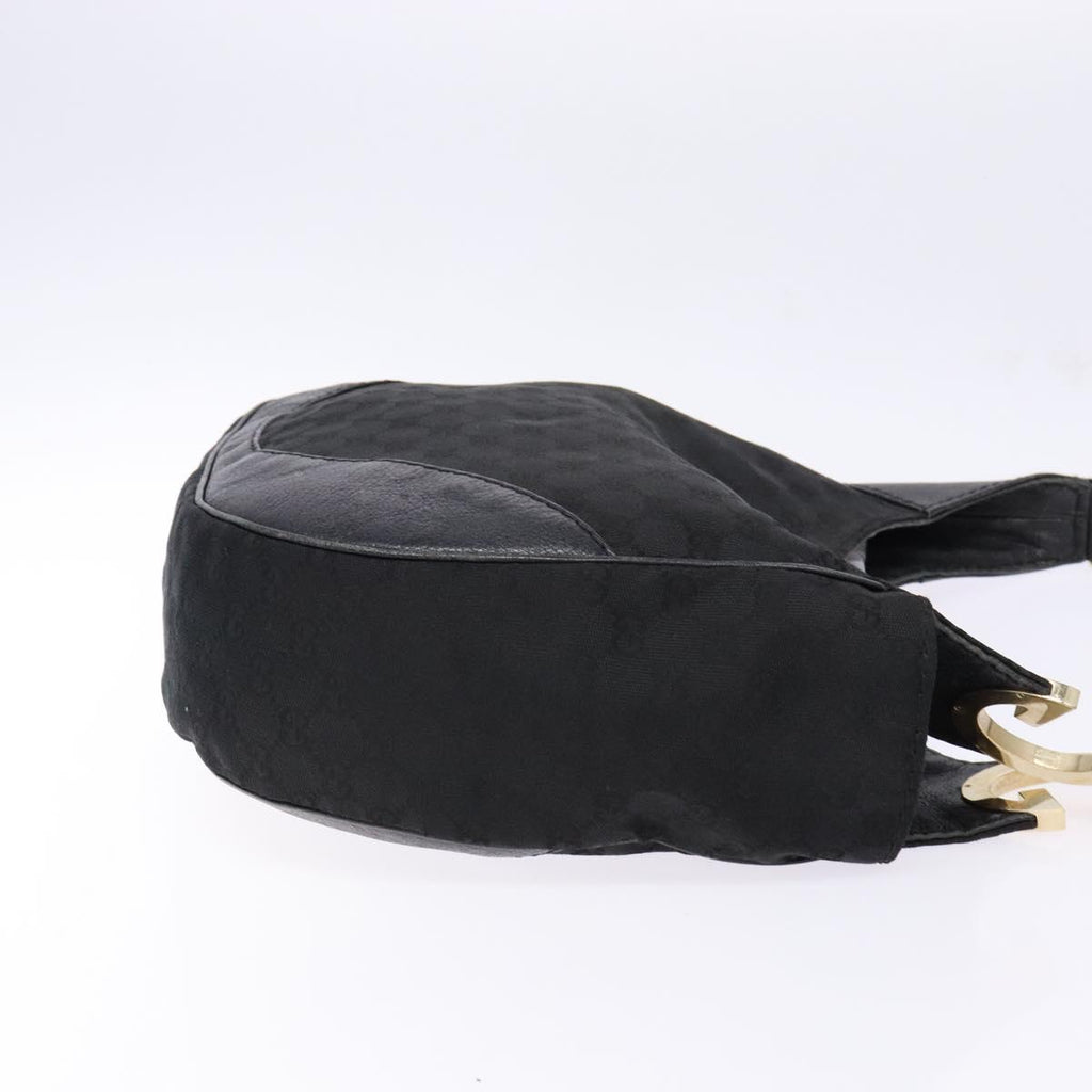 Gucci Black “G” Monogram Shoulder Bag