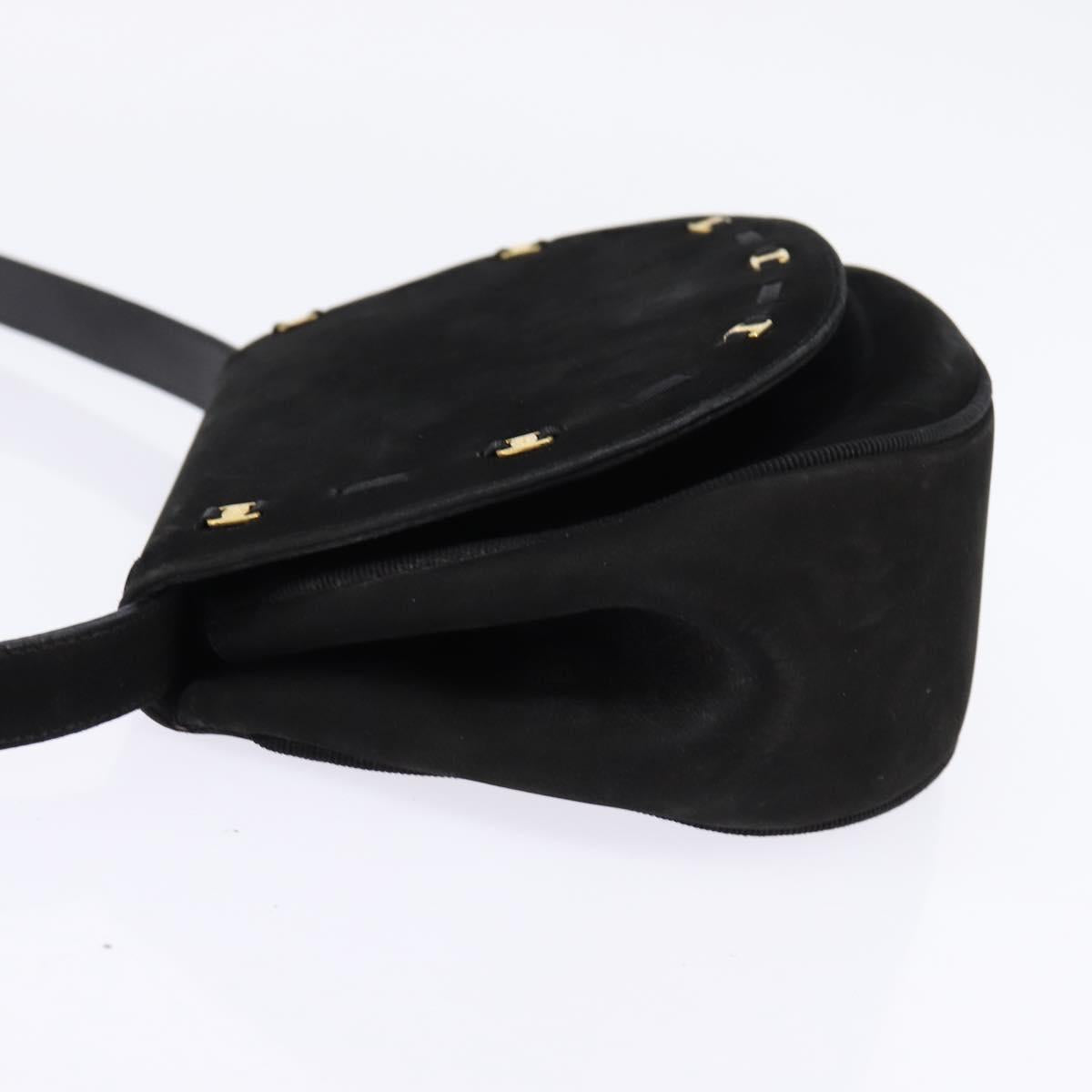 Ferragamo Suede Shoulder Bag