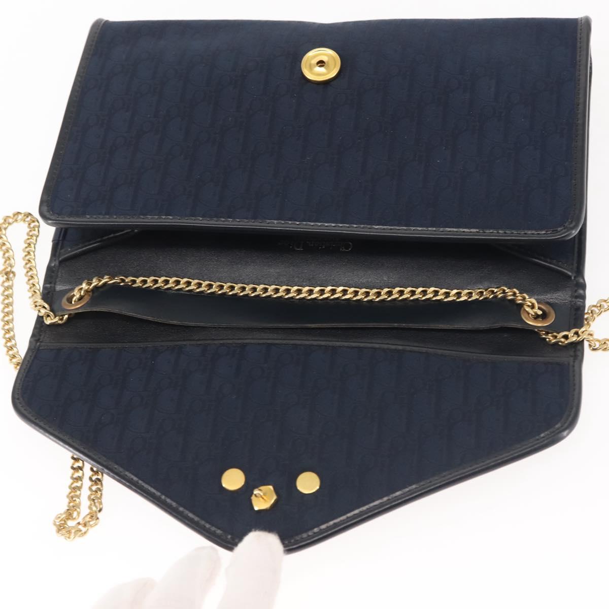 Dior Navy Trotter Shoulder Bag