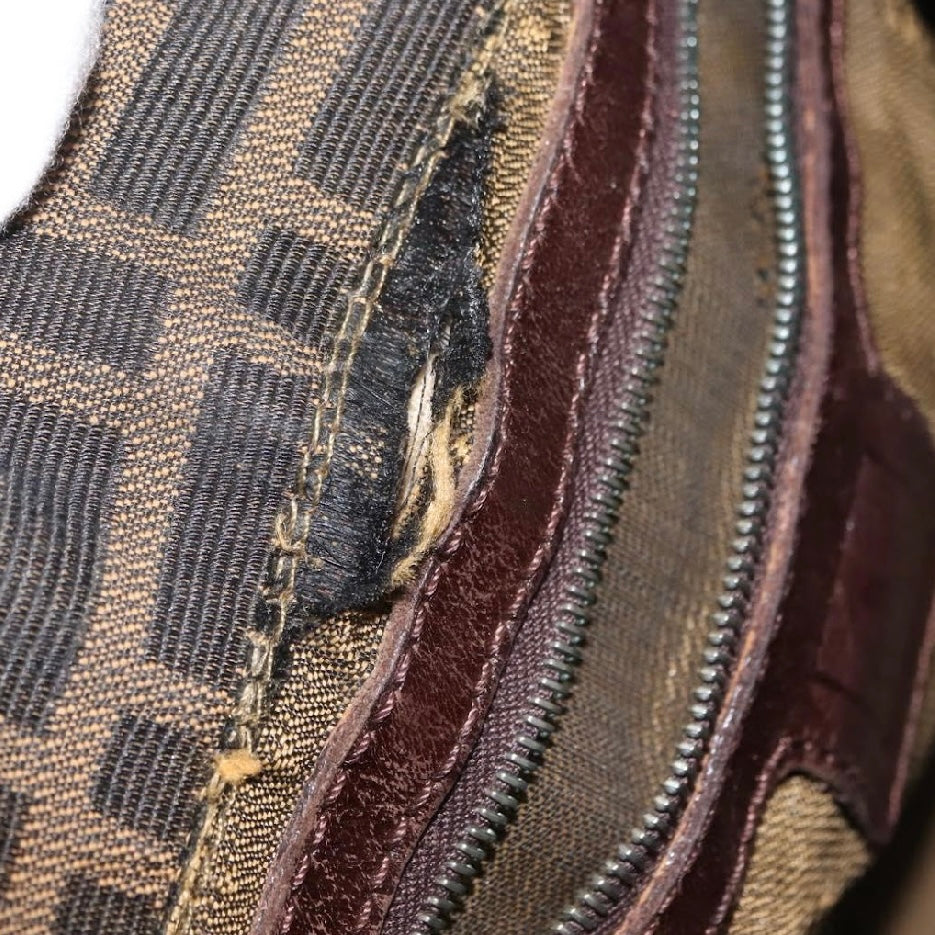 Fendi Zucca Rounded Baguette