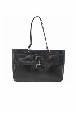 Gucci Black Leather Shoulder Bag