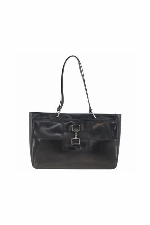 Gucci Black Leather Shoulder Bag