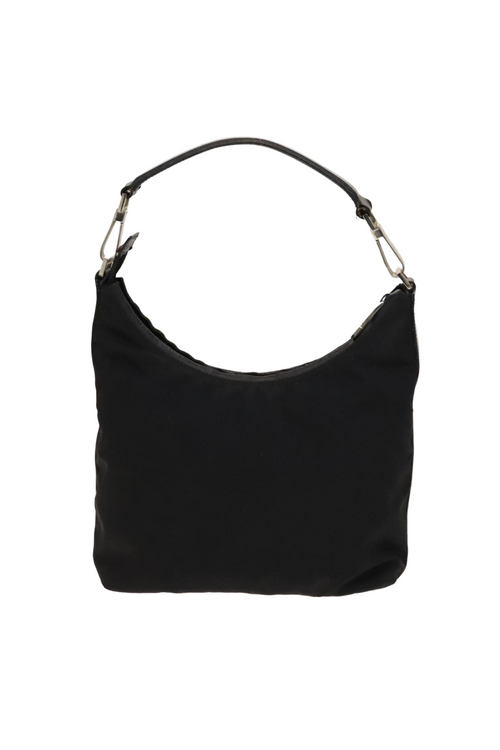Gucci Black Canvas and Leather Shoulder Bag