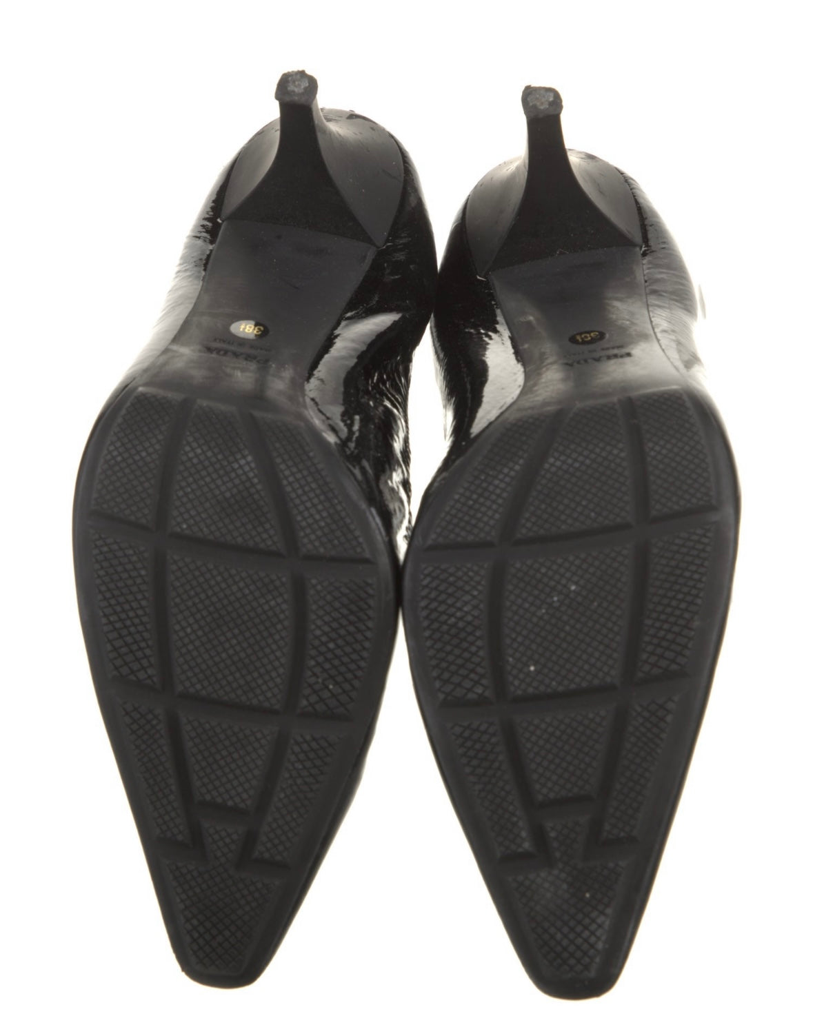 Prada Black Patent Heels