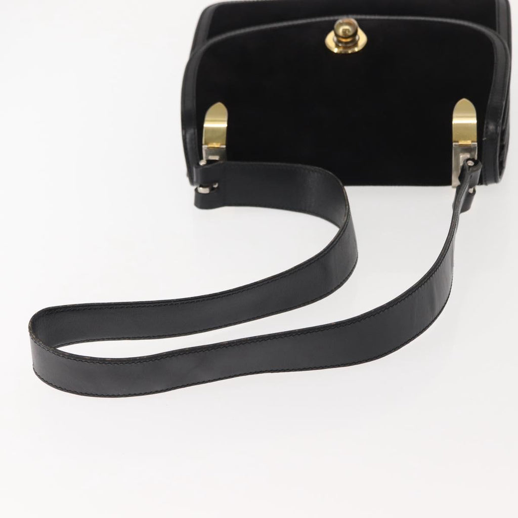 Gucci Black Suede Shoulder Bag