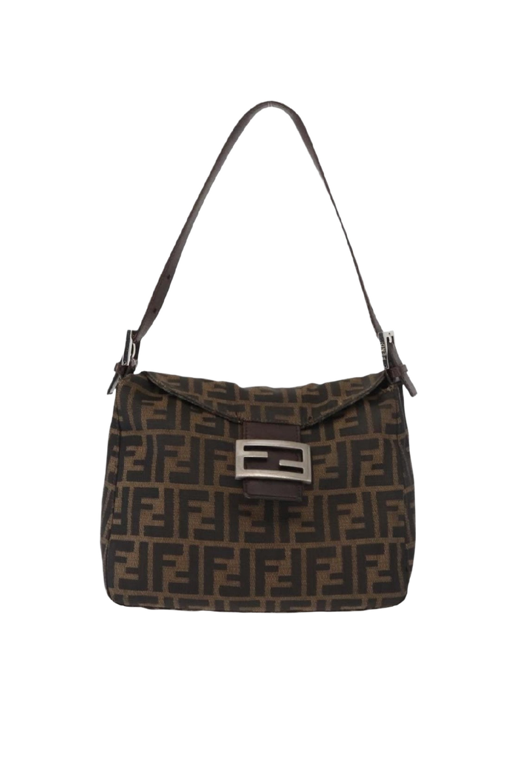 Fendi Zucca Rounded Baguette