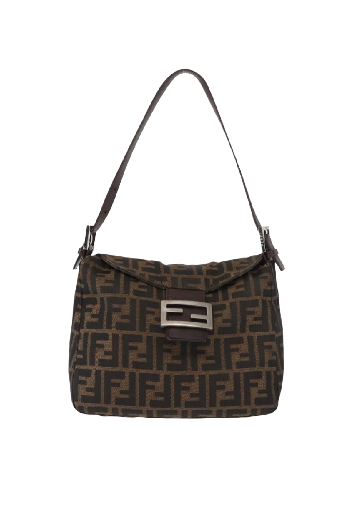 Fendi Zucca Rounded Baguette
